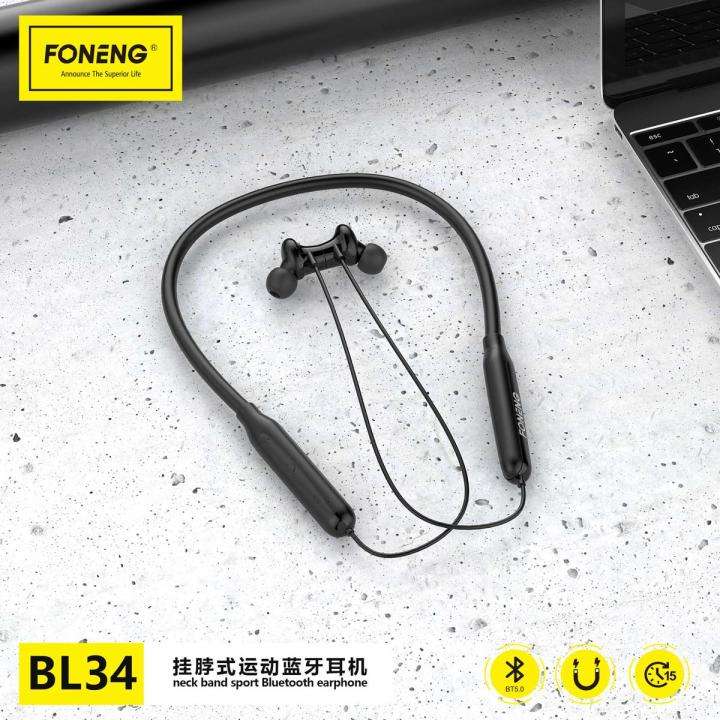 FONENG BL34 Wireless Bluetooth Neckband Earphone