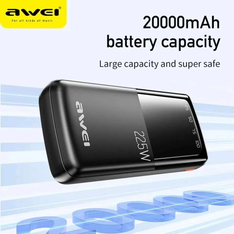 Awei P13k 22.5w PD Fast Charging Powerbank-20000mAh - alternate